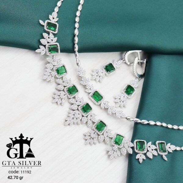 سرویس نقره مارسا طرح امرالدکات کد 11192 - Image 3