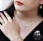 سرویس نقره میکرو زنجیری کد 12093 - Image 2