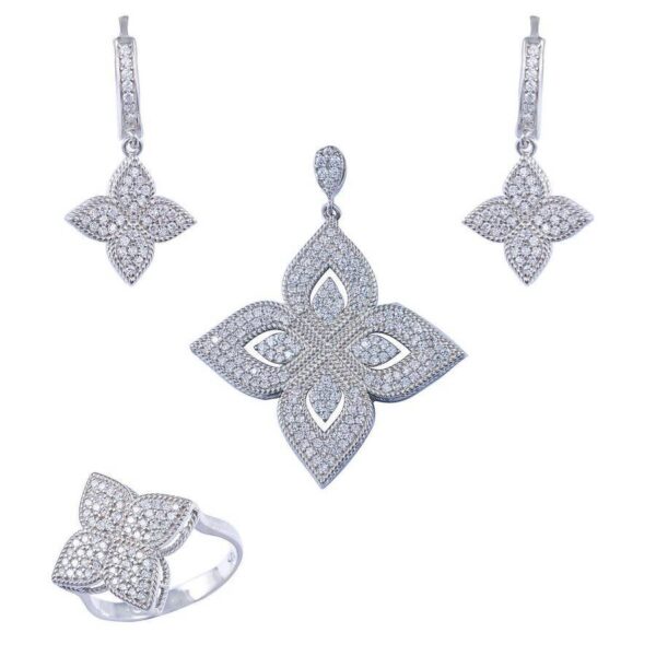 نیم ست نقره میکرو کد 16140 - Image 3