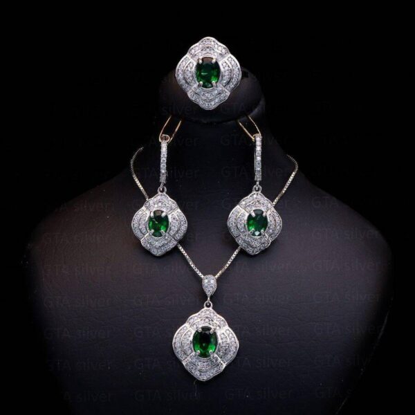 نیم ست نقره میکرو کد 16030 - Image 2