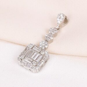 مدال نقره میکرو طرح امرالدکات کد 21508