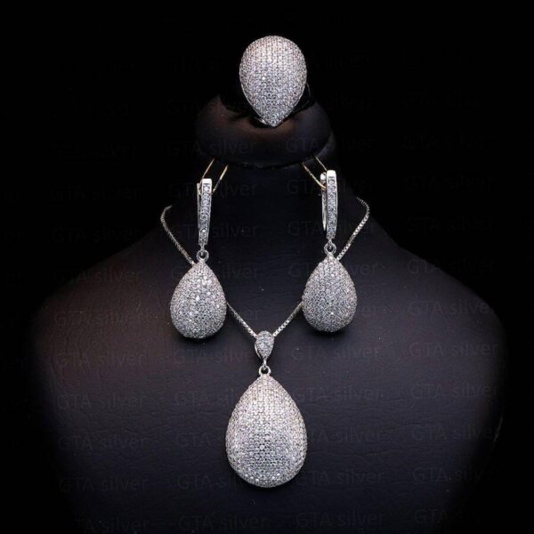 نیم ست نقره میکرو کد 16023 - Image 2