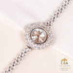 ساعت نقره جواهری روکش رادیوم کد 19142