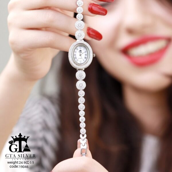 ساعت نقره GTA روکش رادیوم کد 19046 - Image 2