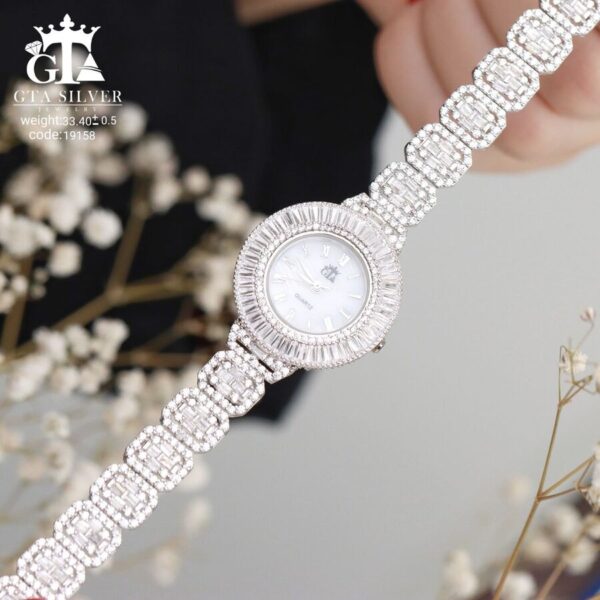 ساعت نقره GTA طرح امرالدکات کد 19158 - Image 4