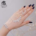 سرویس نقره میکرو زنجیری طرح امرالدکات کد 12140 - Image 4