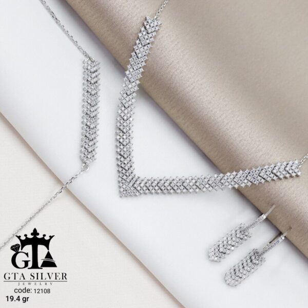 سرویس نقره میکرو زنجیری کد 12108 - Image 3