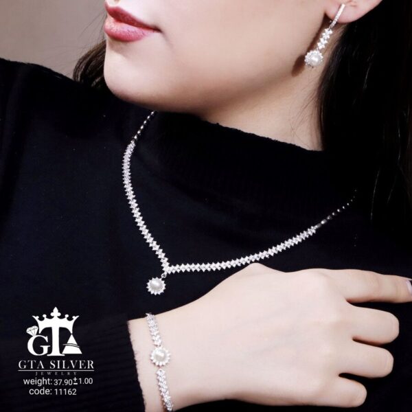 سرویس نقره مارسا مرواریدی کد 11162 - Image 2