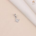 مدال نقره زنانه پروانه‌ای میکرو کد 21958