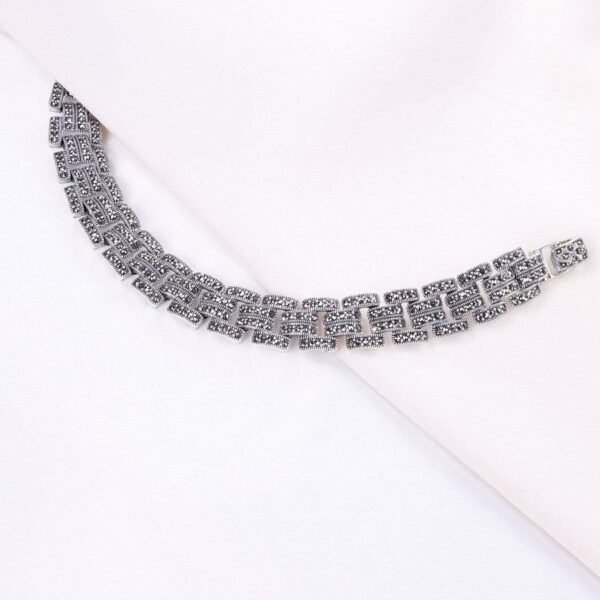 دستبند نقره مارگازیت کد 37026 - Image 2