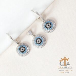 نیم ست نقره میکرو کد 16599