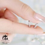 گوشواره نقره میخی میکرو کد 25061 - تصویر 4