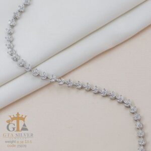 دستبند نقره میکرو کد 22070