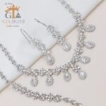 سرویس نقره تراش بدون نگین کد 14006