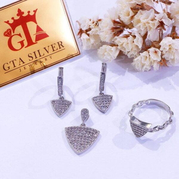 نیم ست نقره میکرو کد 16277 - Image 2