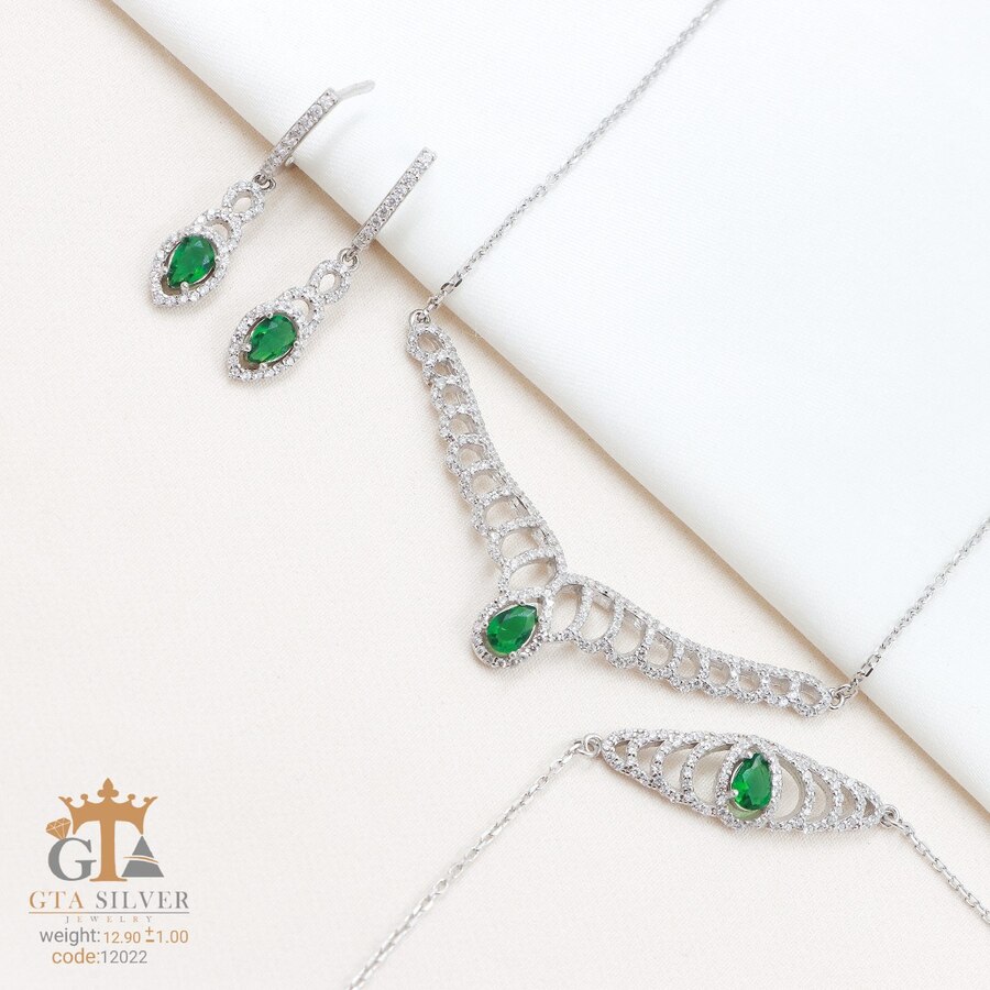 5cf2e8ad-95d2-4561-8582-442faa9b6588.jpg سرویس نقره میکرو زنجیری کد 12022 - Image 1