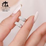 گوشواره نقره میخی میکرو کد 25034 - Image 4