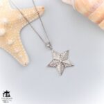 مدال نقره زنانه ستاره میکرو کد 21950 - تصویر 3