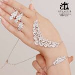 سرویس نقره طرح فلاور میکرو زنجیری کد 12135 - Image 4