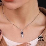 نیم ست نقره کد 16678 - Image 4