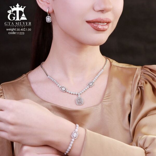 سرویس نقره مارسا طرح امرالدکات کد 11223 - Image 2