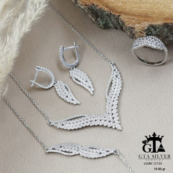 سرویس نقره میکرو زنجیری کد 12133 - Image 3