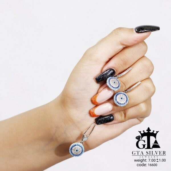 نیم ست نقره میکرو کد 16600 - Image 4