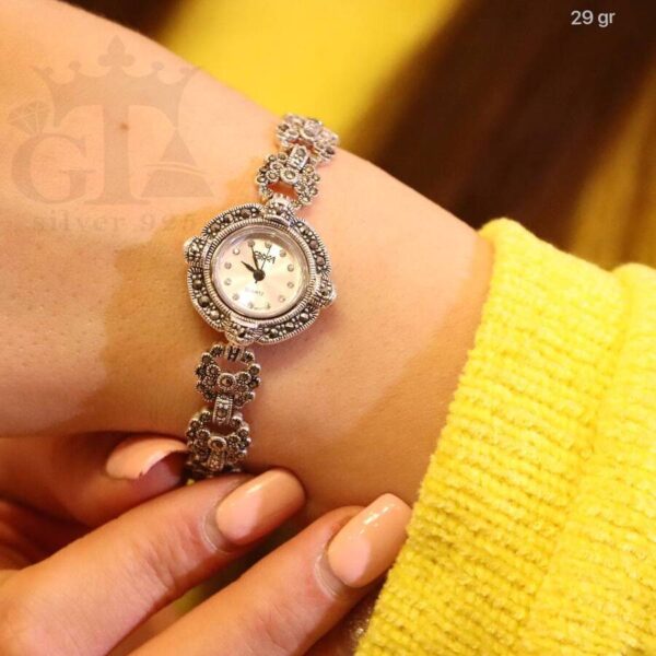 ساعت نقره سما کد 18060 - Image 2