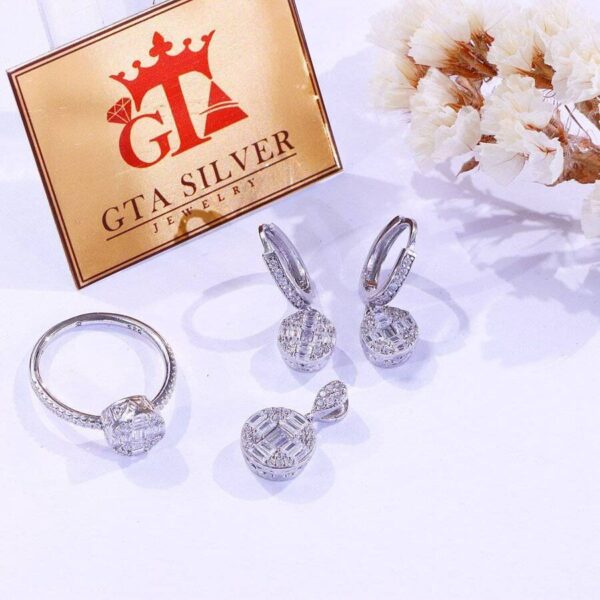 نیم ست نقره میکرو کد 16235 - Image 2