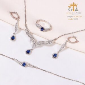 سرویس نقره میکرو زنجیری کد 12057