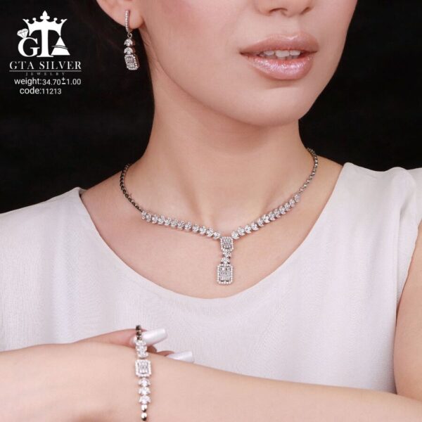 سرویس نقره مارسا طرح امرالدکات کد 11213 - Image 2