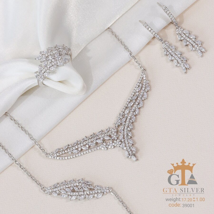 62047e46-a438-48ff-ae2c-45bce7e5704c.jpg سرویس نقره سوپر میکرو زنجیری کد 39001 - تصویر 1