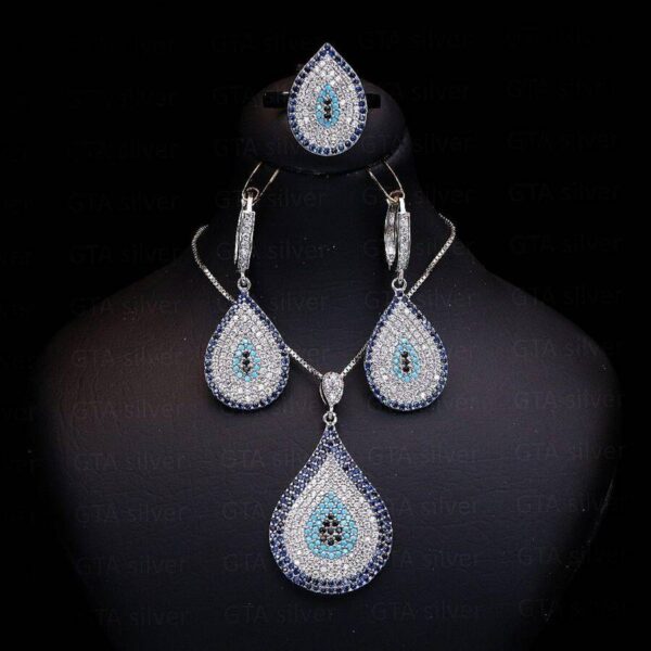 نیم ست نقره میکرو کد 16004 - Image 2