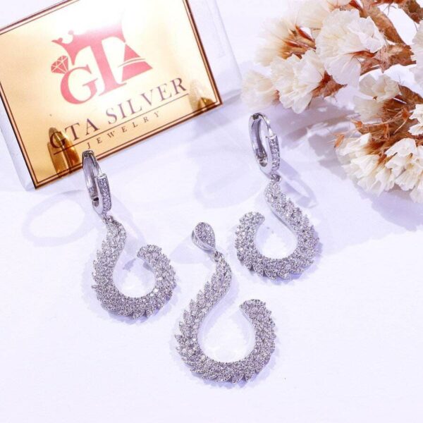 نیم ست نقره میکرو کد 16252 - تصویر 2