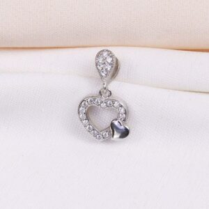 مدال نقره میکرو قلبی کد 21467