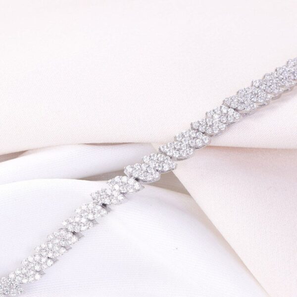 دستبند نقره میکرو کد 22063 - Image 2