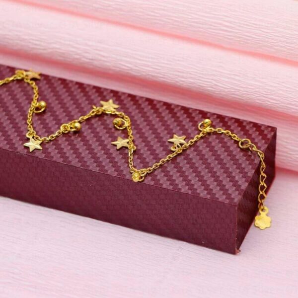 پابند نقره گوی‌دار کد 24001 - تصویر 2