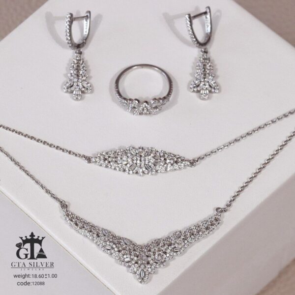 سرویس نقره میکرو زنجیری کد 12088 - Image 3