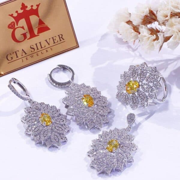 نیم ست نقره میکرو کد 16222 - Image 2