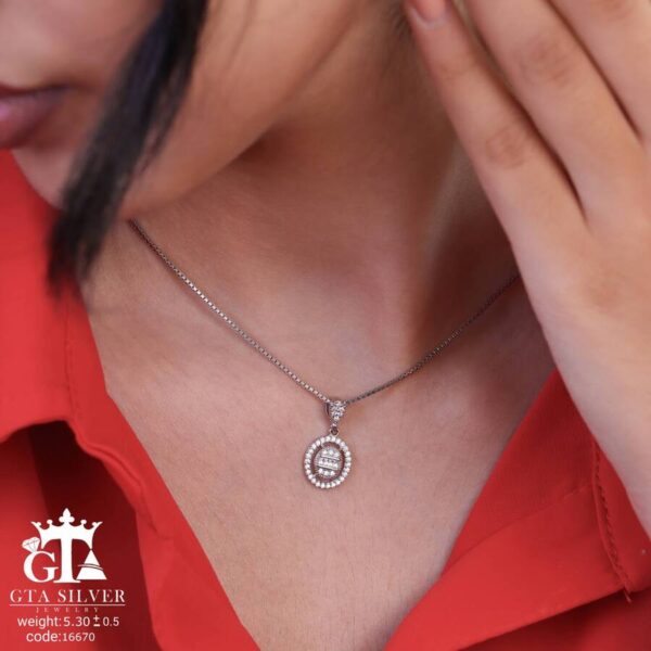 نیم ست نقره کد 16670 - تصویر 4