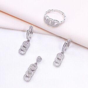 نیم ست نقره میکرو کد 16055