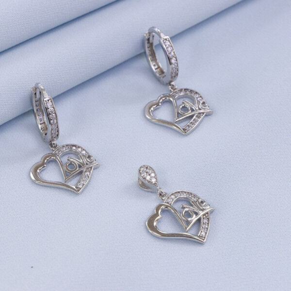 نیم ست نقره میکرو کد 16363 - تصویر 2