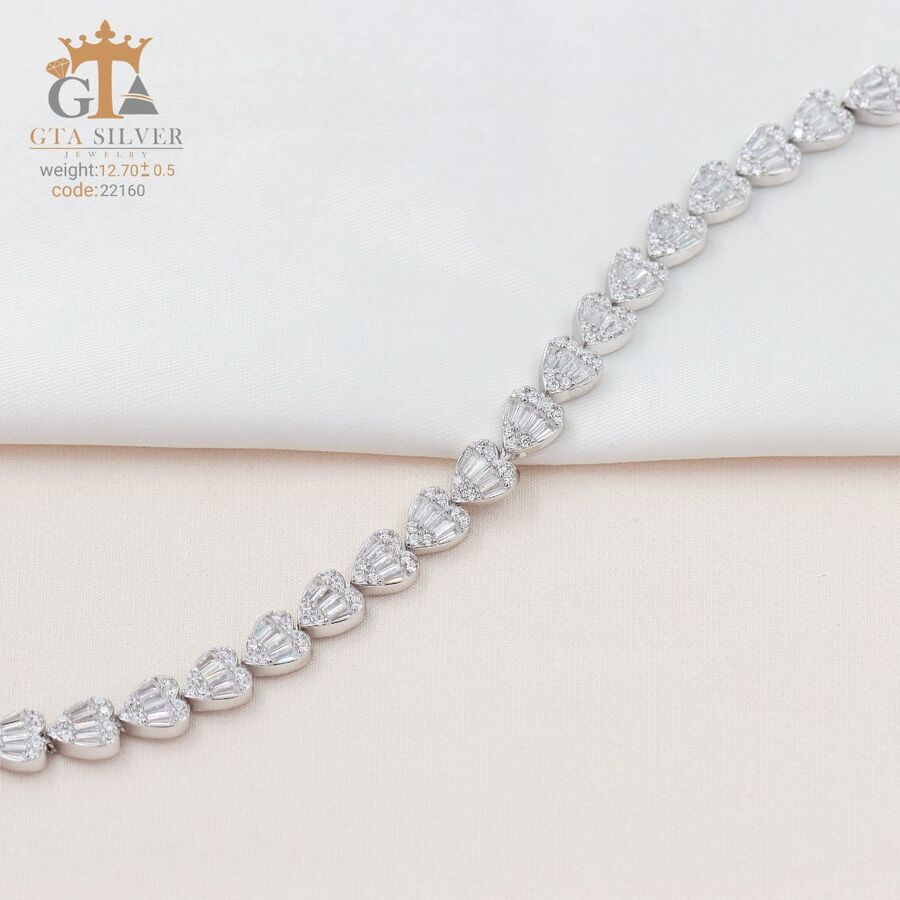 65ebdcd5-9cfd-457a-b857-431599ff91ec.jpg دستبند نقره میکرو کد 22160 - Image 1