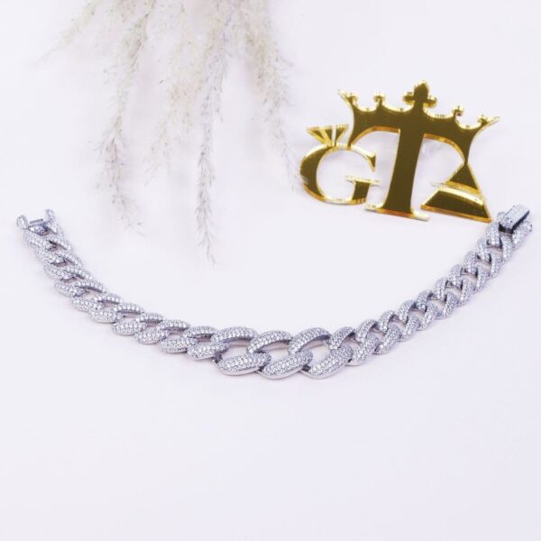 دستبند نقره کارتیر کونیک کد 1202 - تصویر 2