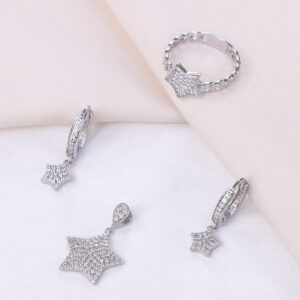 نیم ست نقره میکرو کد 16284