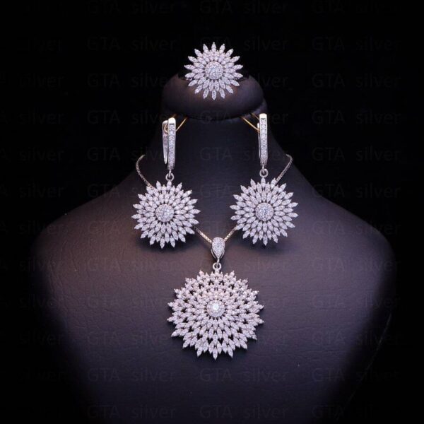 نیم ست نقره میکرو کد 16064 - تصویر 2