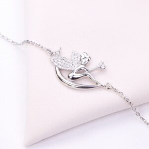 دستبند نقره میکرو کد 22034