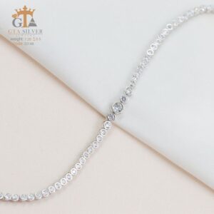 دستبند نقره میکرو کد 22148