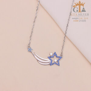 مدال نقره زنانه ستاره میکرو کد 21935