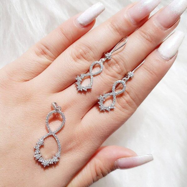 نیم ست نقره میکرو کد 16126 - Image 2